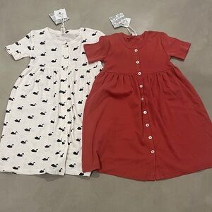 Kate Quinn Kids Dress Set - Red and Cream